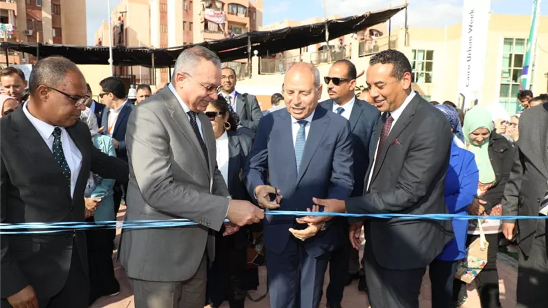 افتتاح مشروع فراغ السوق الحضارى لقاطنى الأسمرات