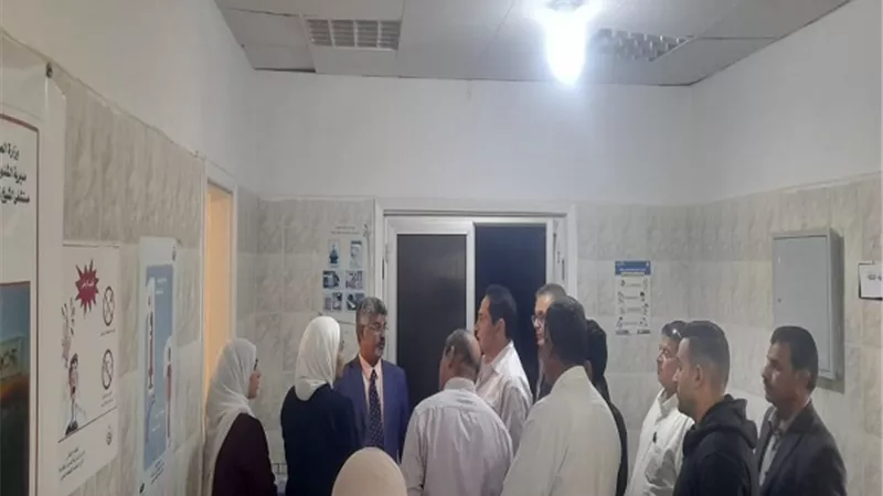 نائب محافظ شمال سيناء ووكيل وزارة الصحة بمستشفي زويد المركزي