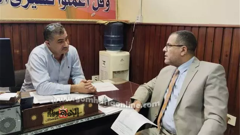 مدير تعليم دميـاط يتفقد الإدارات النوعية بالديوان