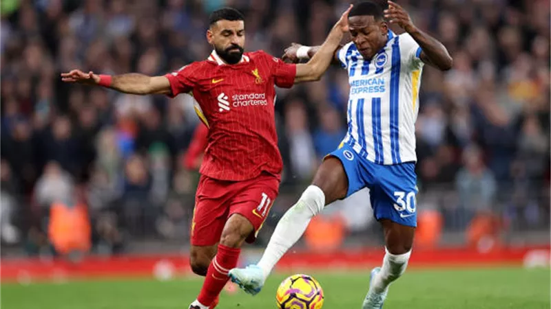 تقييم محمد صلاح في مباراة ليفربول وبرايتون بالدوري الإنجليزي