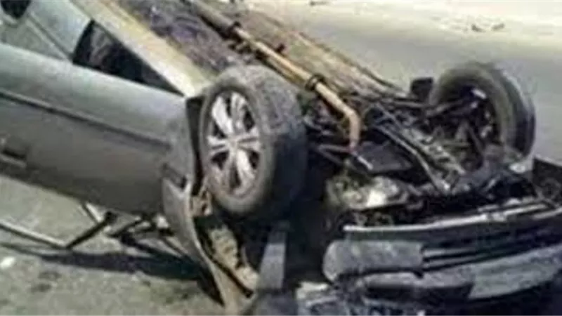 مصرع وإصابة 4 فى انقلاب سيارة أعلى الطريق الدائري فى إمبابة