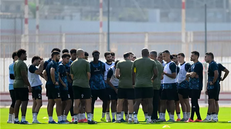مران الزمالك.. تدريبات بدنية.. وفقرة للتسديد على المرمى