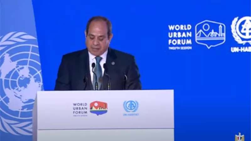 السيسي:التنمية في المدن لا يمكن أن تتم في مجتمعات تعاني من الحروب