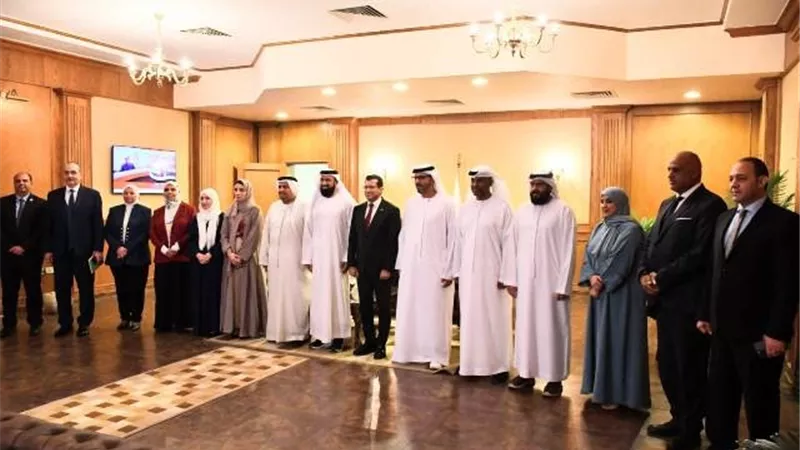 وزير الشباب والرياضة يستقبل مسؤولي مؤسسة زايد العليا لأصحاب الهمم
