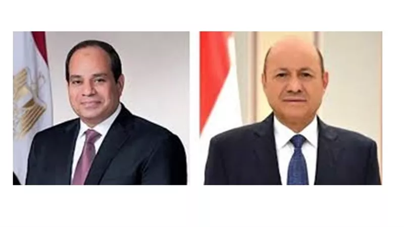 السيسي والعليمي يؤكدان عمق العلاقات التاريخية بين مصر واليمن