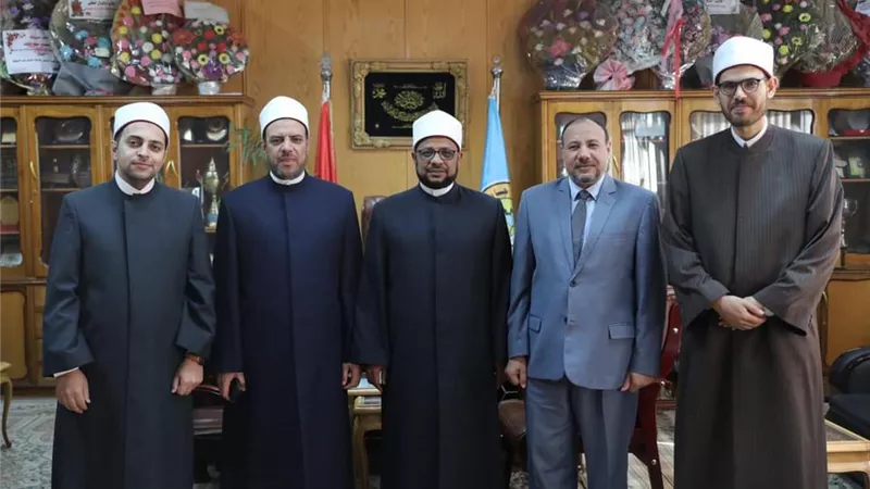 أمين «البحوث الإسلامية» يلتقي نائب رئيس جامعة الأزهر للوجه القبلي