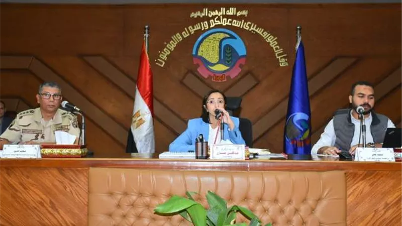 محافظ البحيرة تؤكد على إنجاز مشروعات البنية التحتية لحياة كريمة