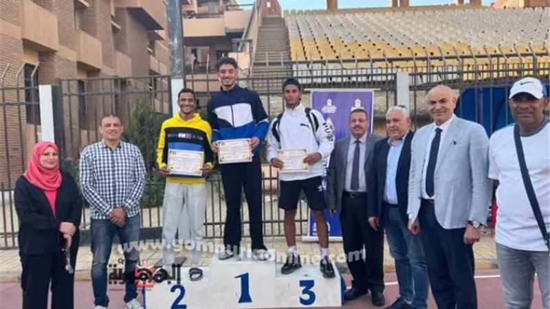 نائب رئيس جامعةالمنوفية يشهد ختام بطولة ألعاب القوى لطلاب الجامعة