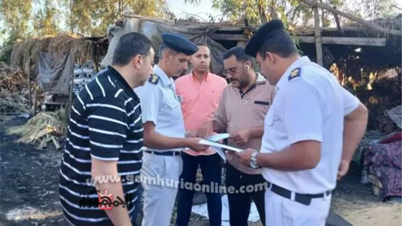 إغلاق مكمورة فحم غير مرخصة بدمياط