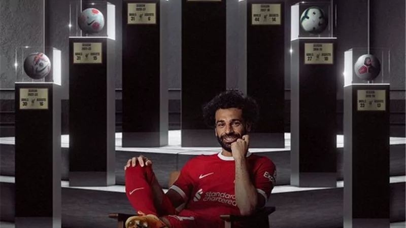 سكاي سبورتس تستعرض أرقام محمد صلاح وتصفه بملك منطقة الجزاء