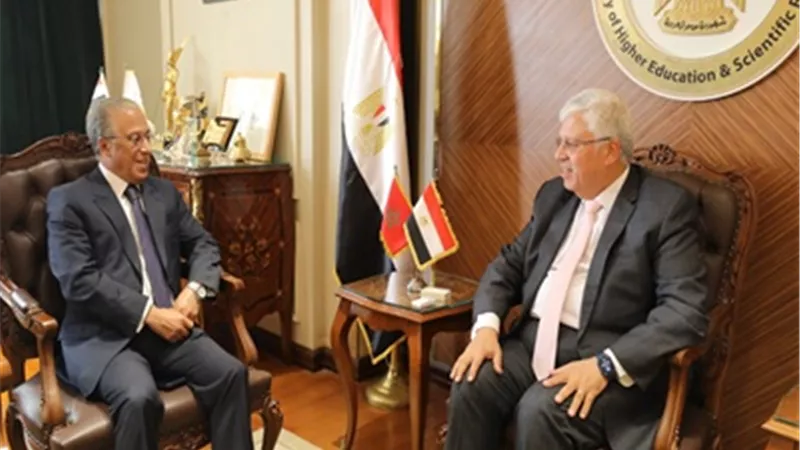وزير التعليم العالي يستقبل سفير المغرب لبحث تعزيز العلاقات الأكاديمية