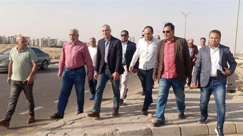 غنيم يتفقد المشروعات الجاري تنفيذها بمدينتي العاشر والشروق