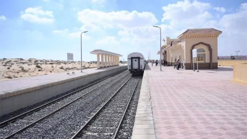 السكة الحديد تعلن مواعيد القطارات على خط القنطرة شرق / بئر العبد