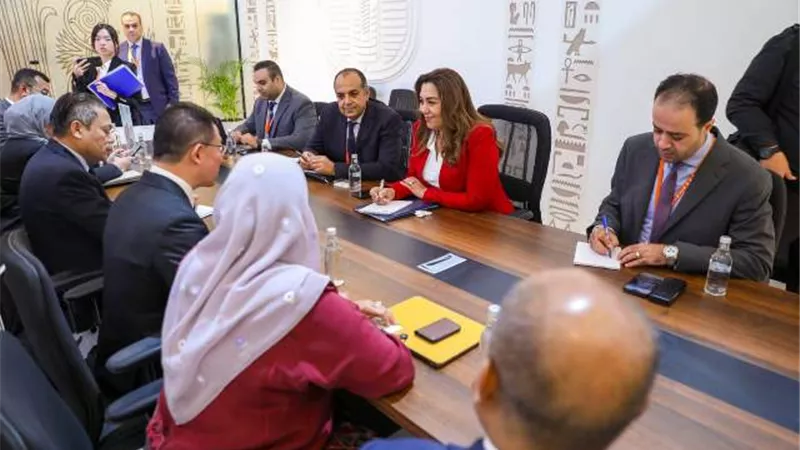 عوض تبحث مع وزير الإسكان والحكم المحلي الماليزي التعاون المشترك
