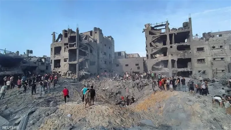 استشهاد 5 فلسطينين إثر قصف للاحتلال الإسرائيلي شمال مدينة غزة