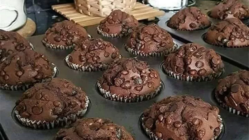 كاب كيك الشيكولاته بنكهة القهوة