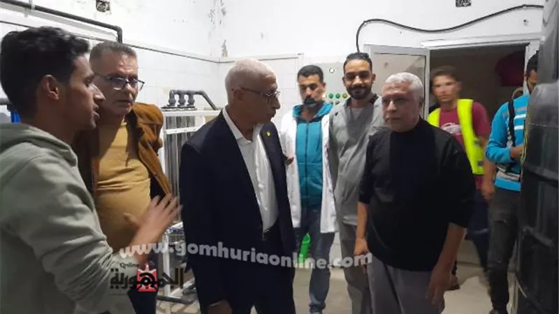 محافظ شمال سيناء يتفقد مستشفى الشيخ زويد