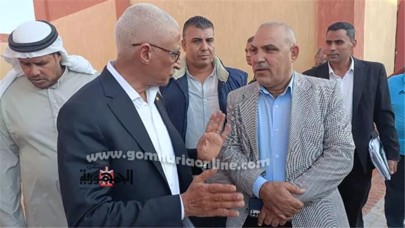 محافظ شمال سيناء يتفقد رافع مياه الشيخ زويد