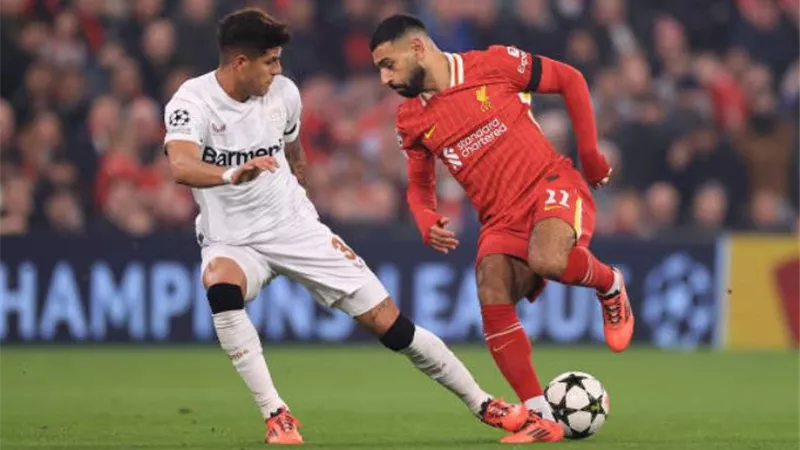 تقييم اداء محمد صلاح في مباراة ليفربول وباير ليفركوزن