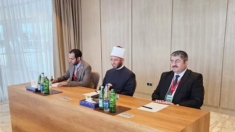 رئيس اللجنة الدينية بأذربيجان يستقبل وزير الأوقاف فى باكو