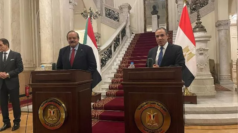 تفاصيل المؤتمر الصحفي لوزير الخارجية ونظيره السوداني