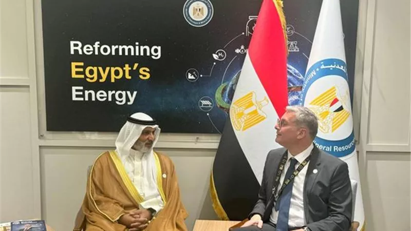 جلسة مباحثات لوزير البترول مع أمين عام منظمة 