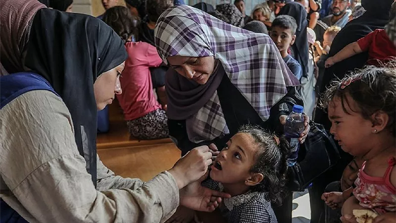 الأمم المتحدة: نجاح حملة تطعيم شلل الأطفال بغزة رغم الحرب