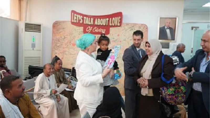 رئيسة القومي للطفولة والامومة تدعم الأطفال بمؤسسة مجدى يعقوب