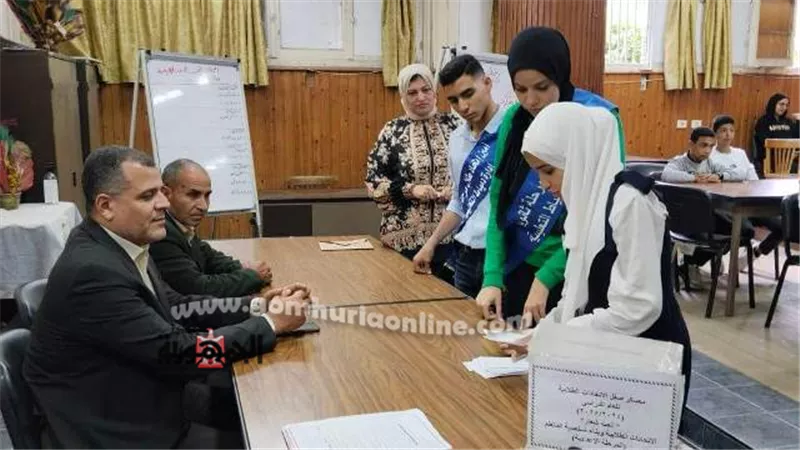 عماره يشهد إنتخابات إتحاد طلاب المرحلة الثانوية
