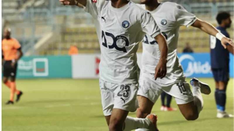 شاهد.. بيراميدز يتقدم علي انبي 1/2 فى الشوط الاول