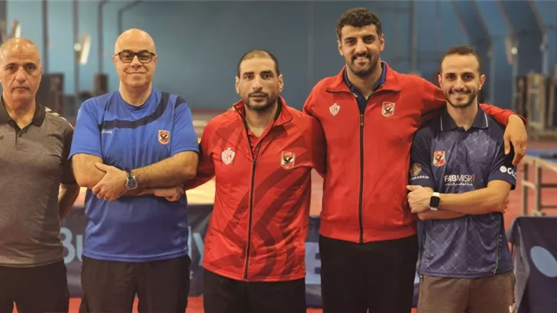 الأهلى يهزم أصحاب الجياد فى دورى تنس الطاولة