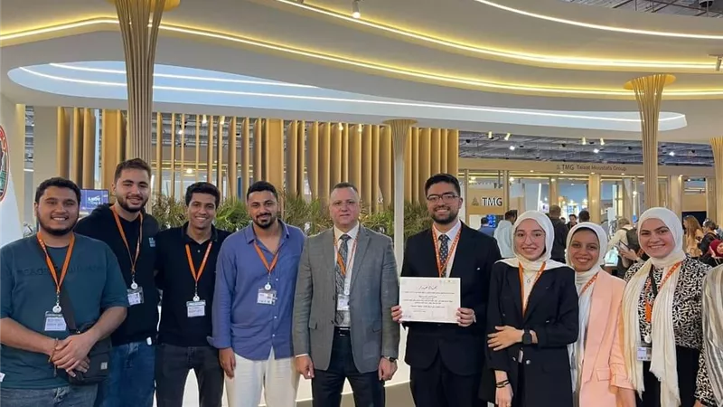 جامعة بنها تفوز بالمركز الثالث فى مسابقة 