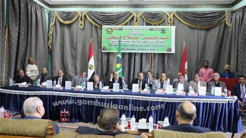 نائب محافظ المنيا يشارك في ندوة مصانع سكر ابو قرقاص لمزارعي القصب