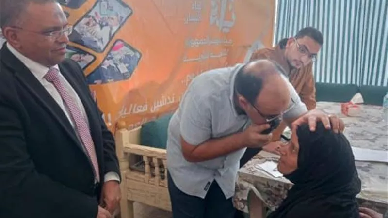 جامعة سوهاج: فحص 243 مريضًا خلال قافلة طبية لمرضى السكرى