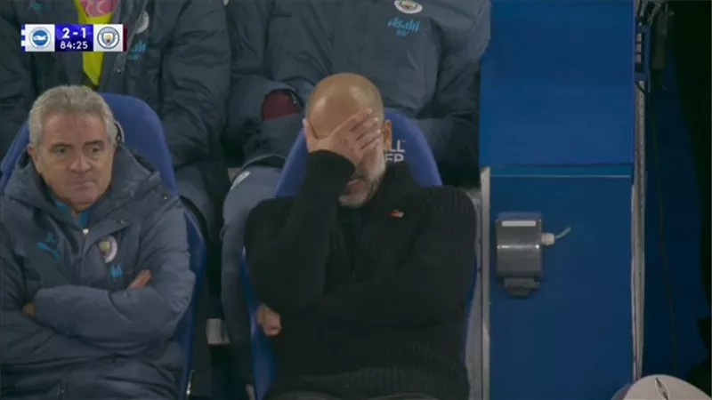 ترتيب الدوري الإنجليزي بعد هزيمة مانشستر سيتي أمام برايتون