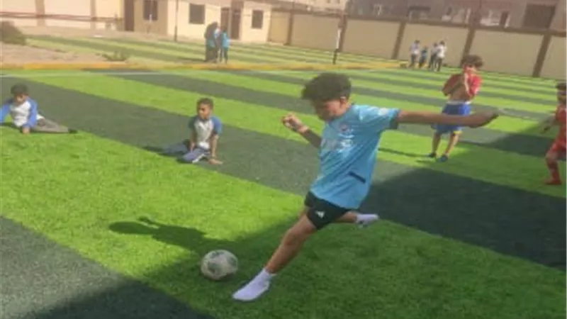 افتتاح دوري مدارس مصر لكرة القدم والسلة بالقليويية