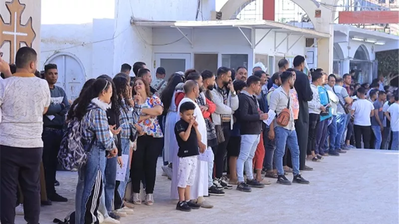 إنطلاق إحتفالات دير مارجرجس بالرزيقات غرب الأقصر