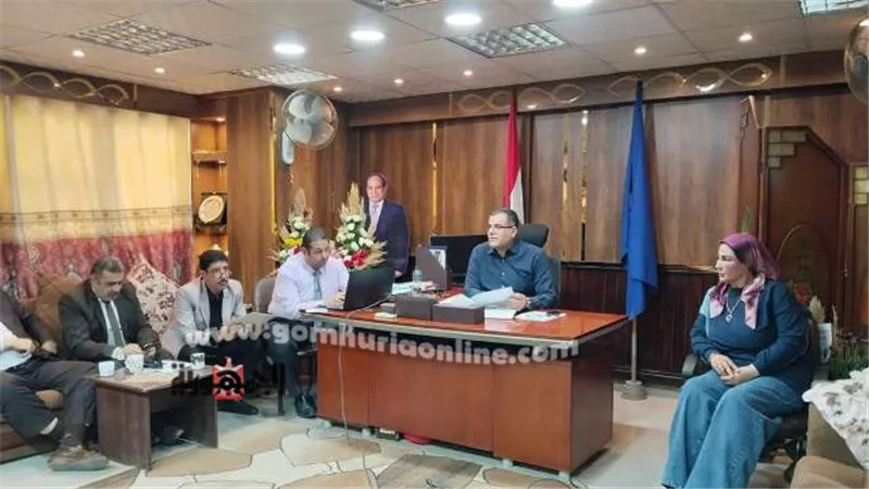 عمارة يبحث الإرتقاء بجودة تعليم دمياط