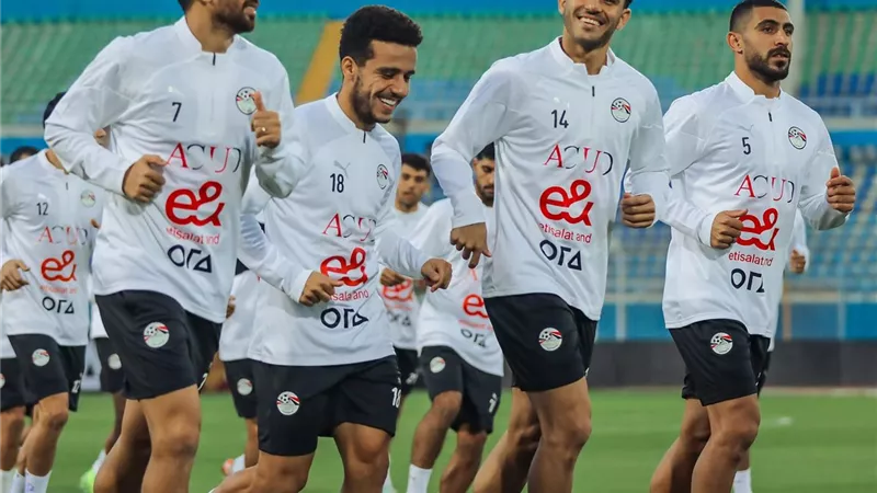 منتخب مصر يخوض أولى تدريباته إستعداداً لمواجهة بتسوانا..صور