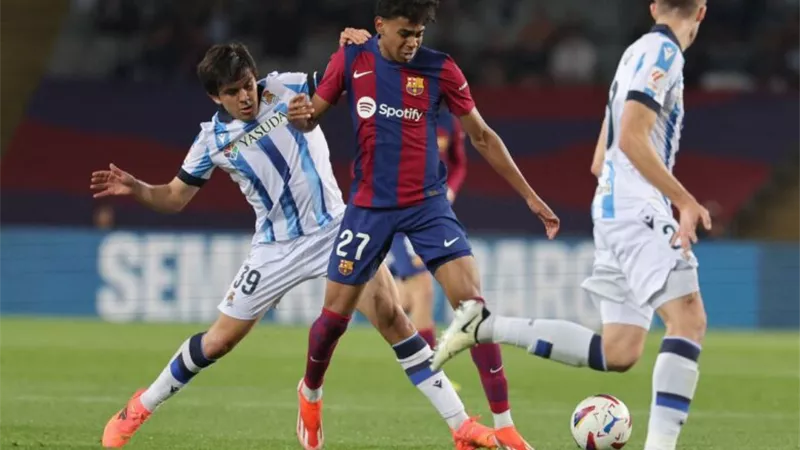 شاهد.. أهداف مباراة برشلونة ضد ريال سوسيداد في الليجا