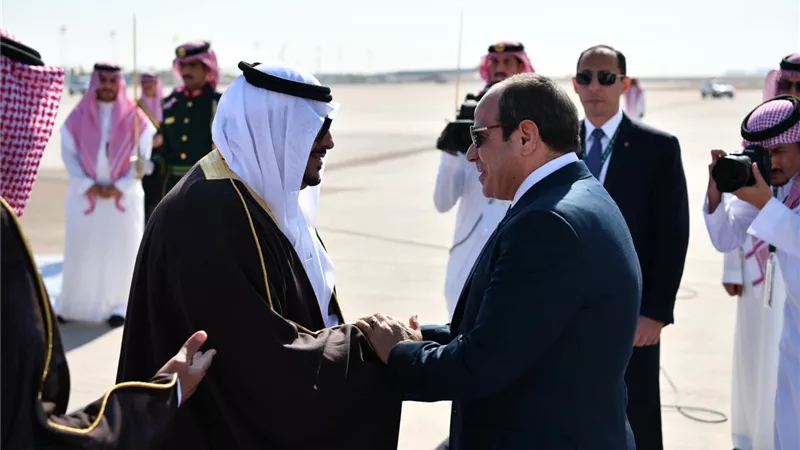 الرئيس السيسي يصل إلى السعودية للمشاركة في القمة العربية الإسلامية
