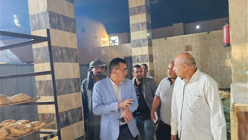 تموين الأقصر يشن حملة مكبرة على المخابز البلدية بمركز الزينية