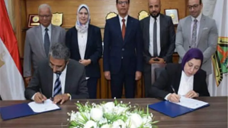 تعاون بين جامعة بنها ومعهد الصفوة العالى للهندسة