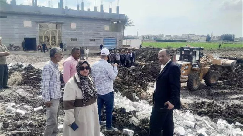 زراعة البحيرة تنجح فى إزالة 14 تعدى على الأرض الزراعية بالدلنجات