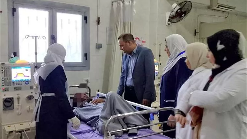 وكيل صحة البحيرة يتفقد مركز فريد عطية للغسيل الكلوي بدمنهور