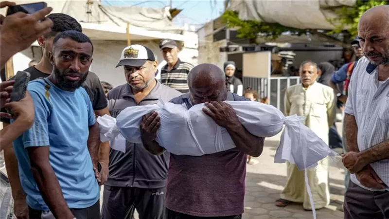 مندوب روسيا بالأمم المتحدة: الولايات المتحدة وإسرائيل مذنبتان بقتل أكثر من 43 ألف من سكان غزة