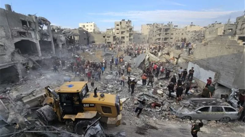 استشهاد 3 فلسطينين في قصف استهدف حي الشجاعية شرق غزة