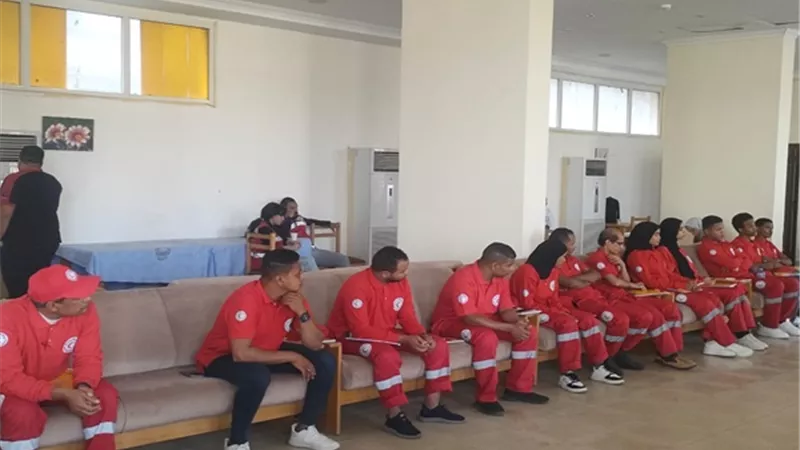 الهلال الأحمر ينظم دورة تدريبية مكثفة لفرق الاستجابة بالصعيد