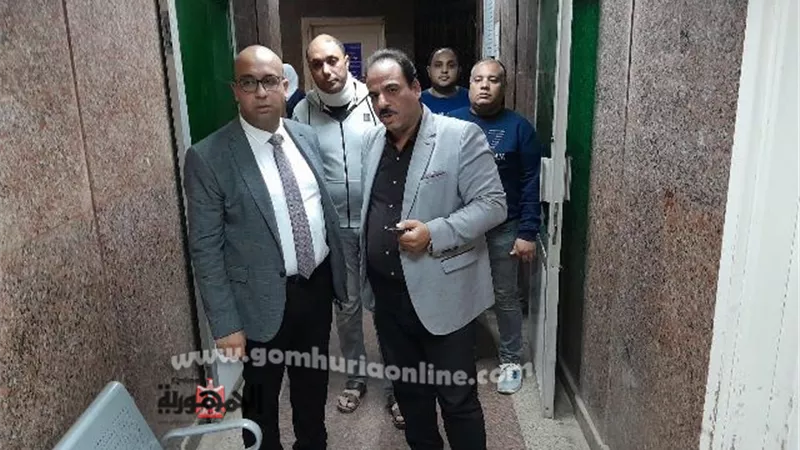 وكيل الصحة بدمياط يتابع حالة لاعب كرة توقف قلبه بالملعب