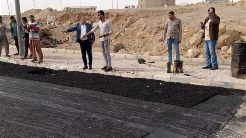 تعرف على أحدث مشروعات الطرق من جهاز مدينة الشروق.. بالصور
